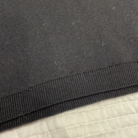 Mock neck lambswool black turtleneck NWOT - Picture 4 of 6